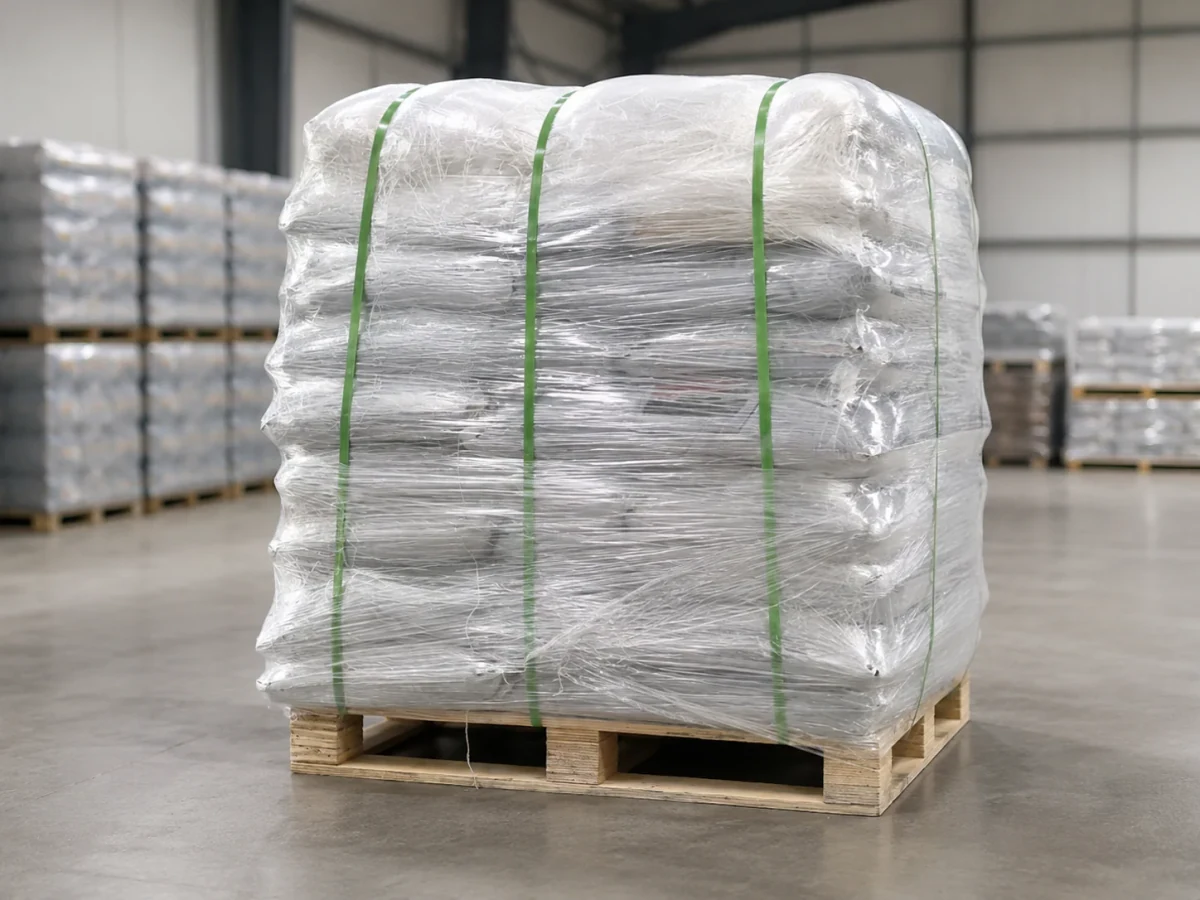 EPDM rubber granules 25kg bag packaging for playground and sports flooring projects