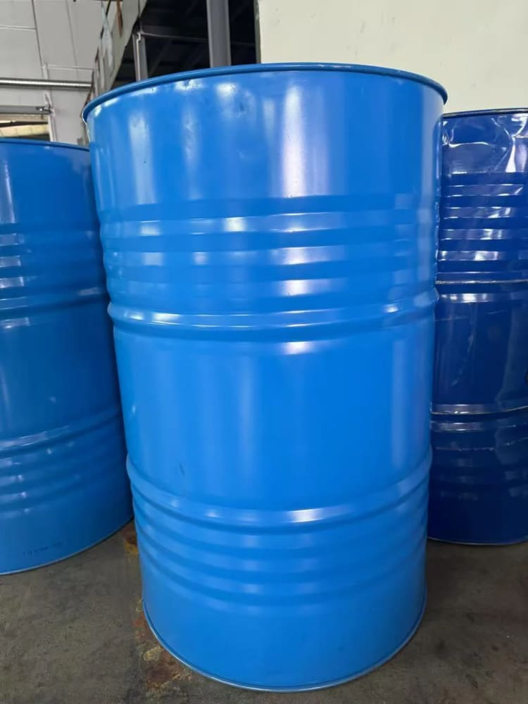 One-component PU binder in 200kg steel drum packaging