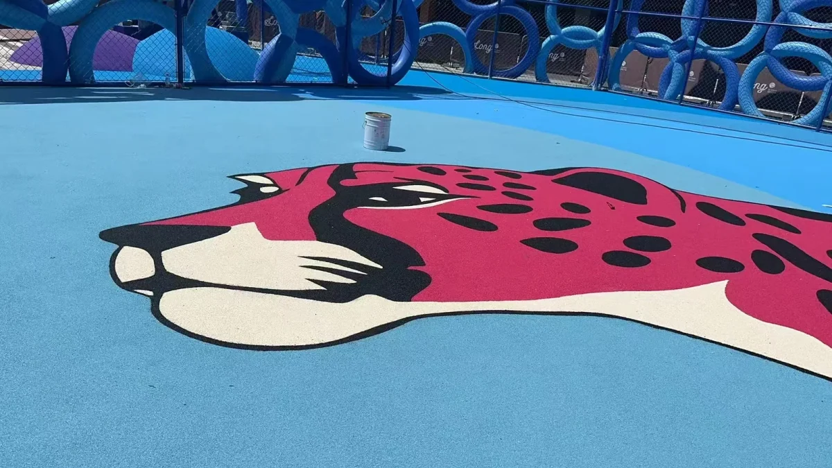 Playground Surfacing EPDM rubber flooring application reference