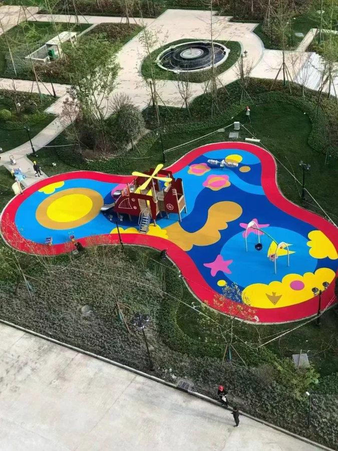 Sports Flooring Reference using EPDM rubber granules