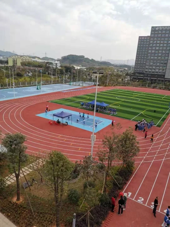 Running Track Surface Reference using EPDM rubber granules