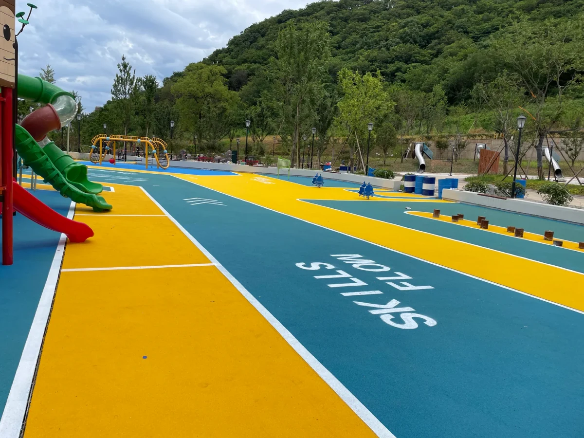Running Track Surface Reference using EPDM rubber granules