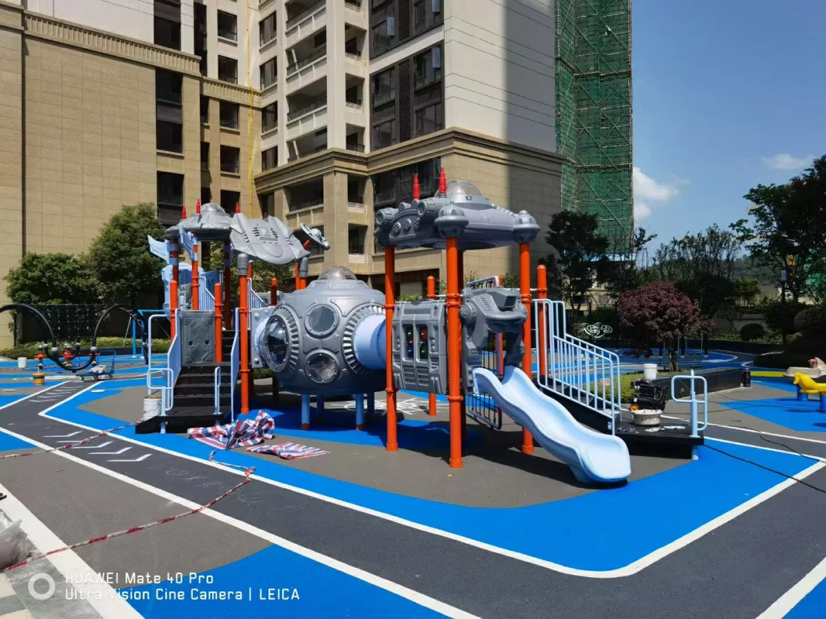 Community Recreation Area Reference using EPDM rubber granules